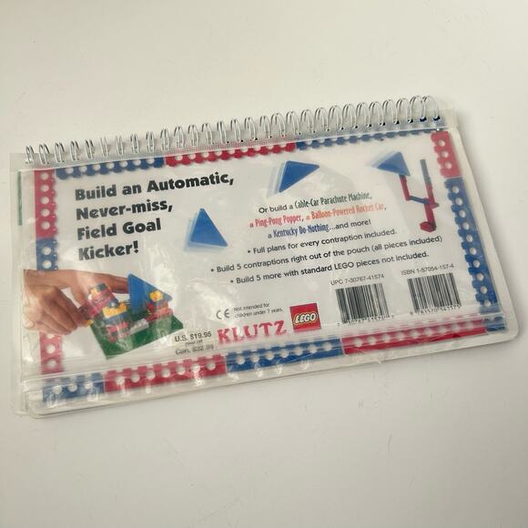 Klutz LEGO Crazy Action Contraptions Lego Inventions Book BOOK ONLY 1998 - Picture 5 of 5